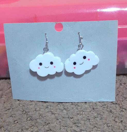 cloud earrings