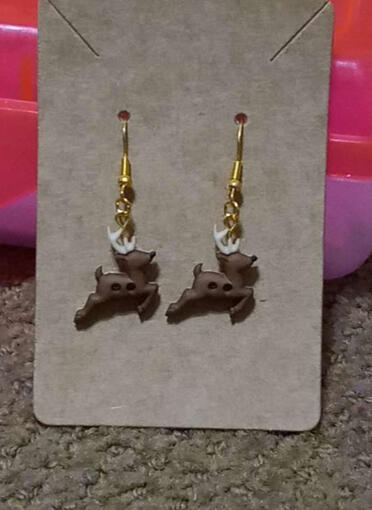 reindeers earrings