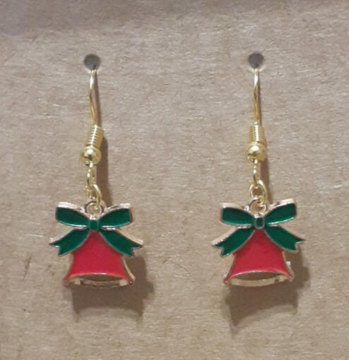 snowman earrings