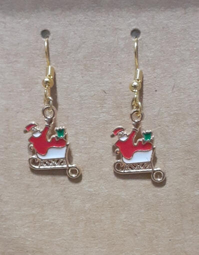 snowman earrings